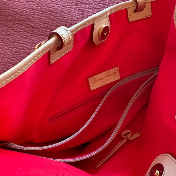 Painted Dooney&Burke Tote - Picture 7 of 8